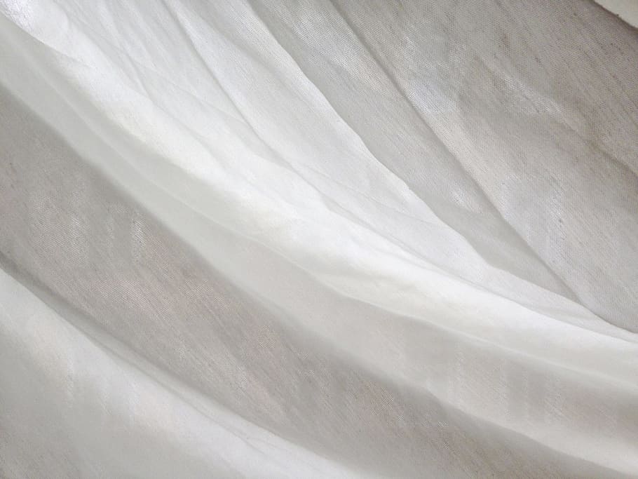 persona, mostrando, textil, Blanco, Tela, Cortina, Transparencia, transparente, apacible, tierno