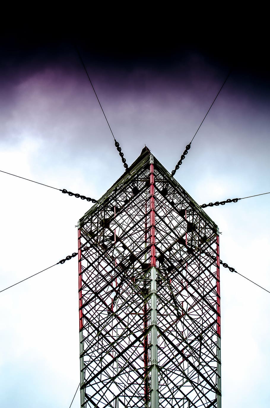 today, rádiótorony, radio antenna, sky, low angle view, cable, cloud - sky, built structure, architecture, nature