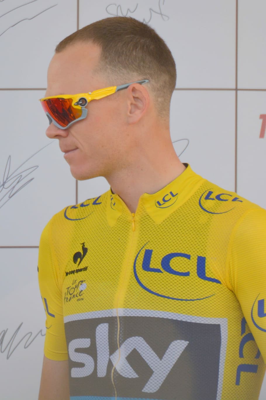 Chris Froome, Champion, Yellow Jersey, celebrity, cyclist, professional road bicycle racer, man, people, winner, one person