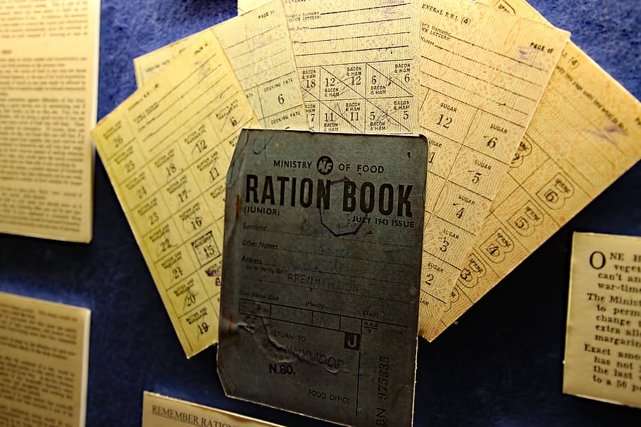 Ration Book, War, Book, British, war, book, ration, britain, economy, identification, austerity