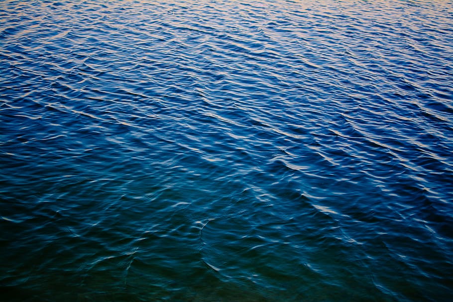 maremoto, corpo, água, foto, dia, azul, oceano, mar, lago, ondulações