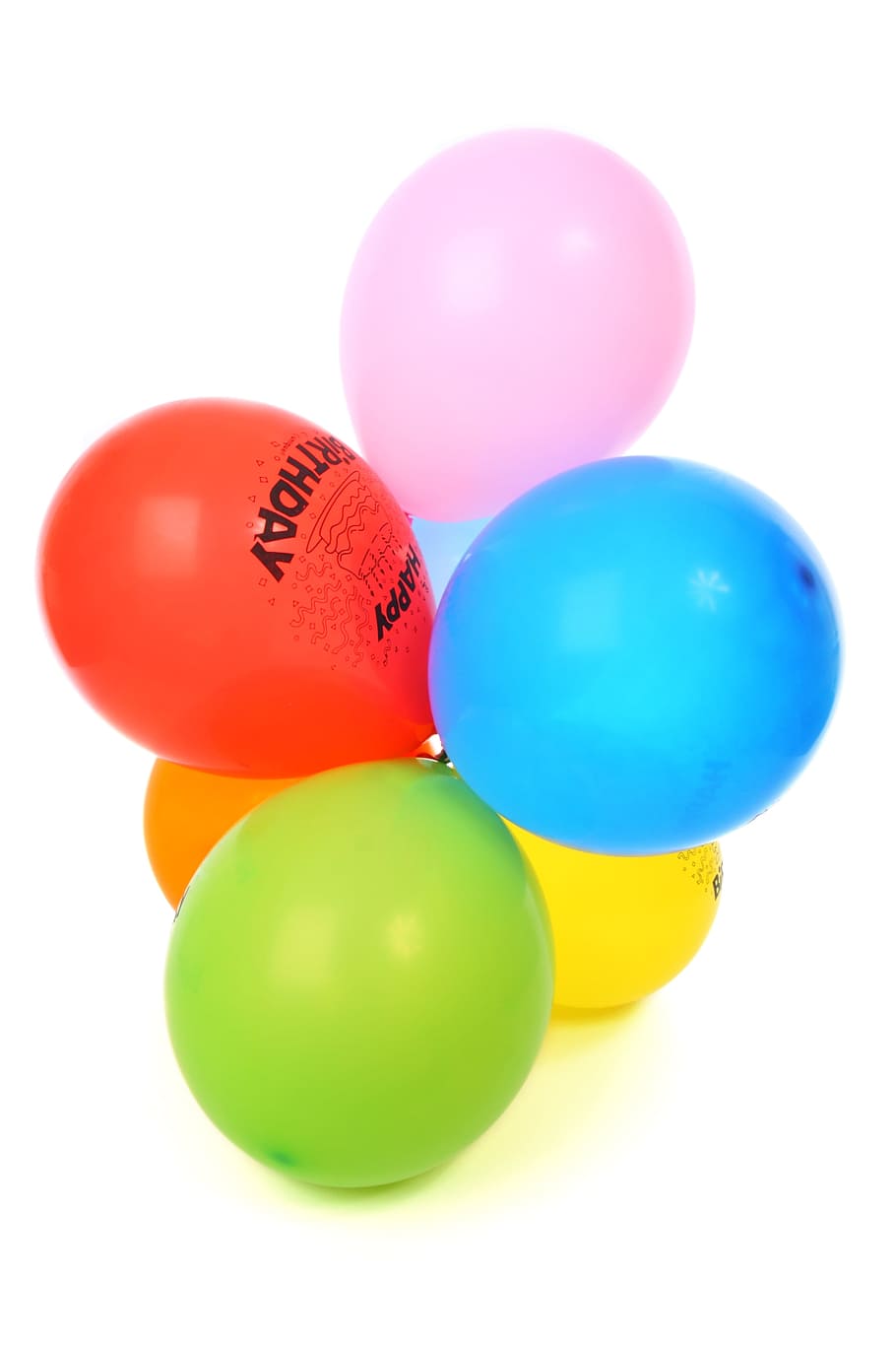 foto de globos de colores variados, aire, globo, globos, cumpleaños, brillante, burbuja, celebración, colorido, diversión