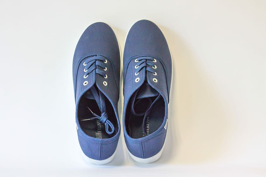 pair, blue, low-top sneakers, Hipster, Ecommerce, Shop, Fashion, market, product, retail