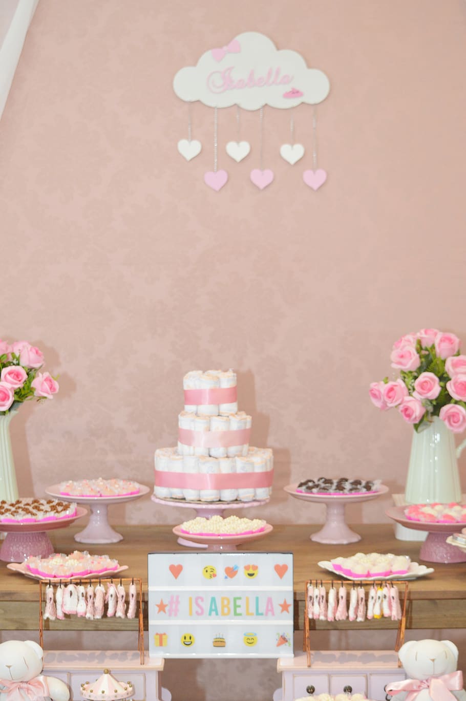 decoration, childish, colorful, design, joy, sweet food, cake, table, sweet, dessert