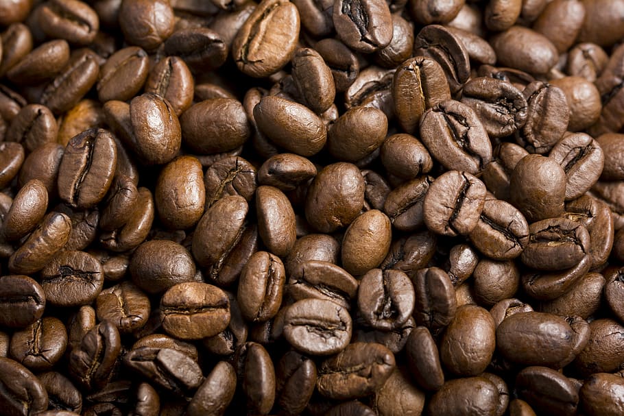 lote de grãos de café, café, grãos de café, feijão, aroma, marrom, bebida, café - bebida, comida e bebida, comida