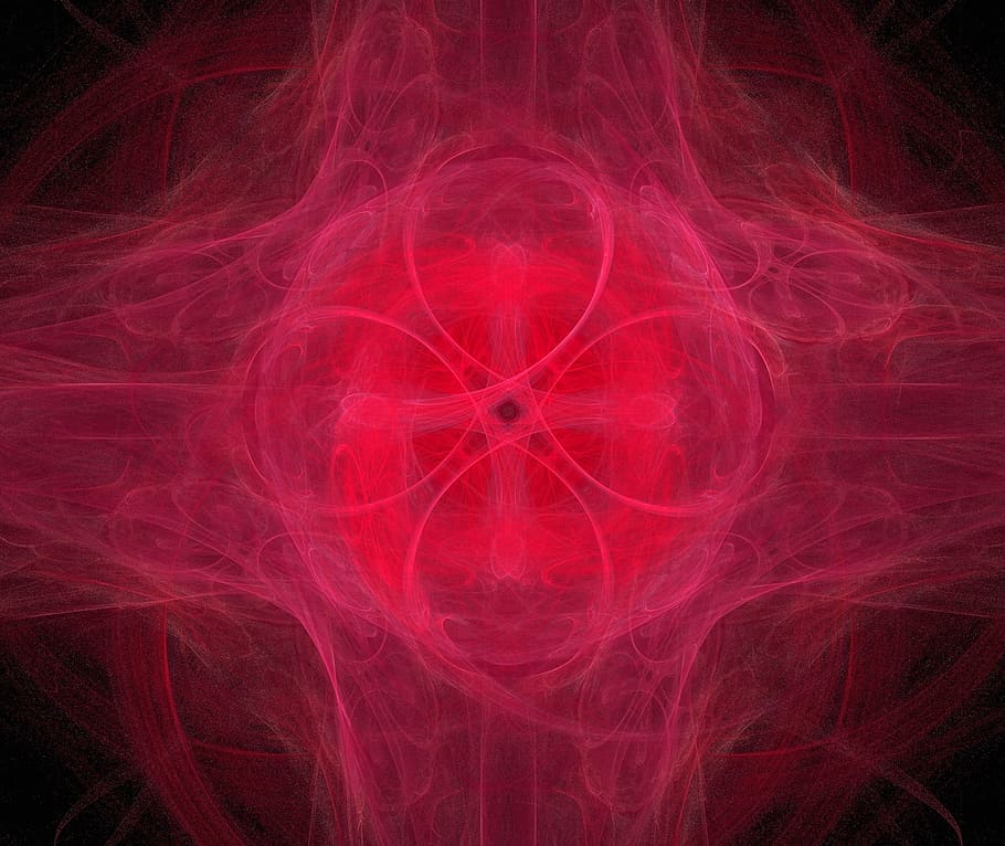 pink, red, wallpaper, Fractal, Abstract, Design, Light, abstract, design, color, backdrop