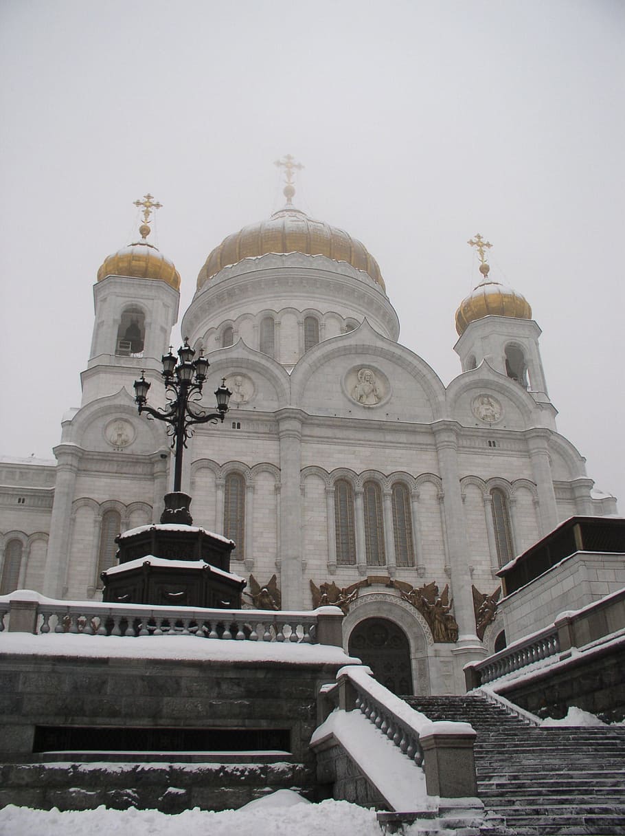 大聖堂, キリスト, 救世主, モスクワ, 宗教, 建築, キリスト教, ランドマーク, 寺院, ロシア