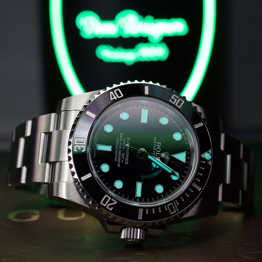 time, watch, clock, rolex, submariner, lume, timer, precision, wristwatch, race