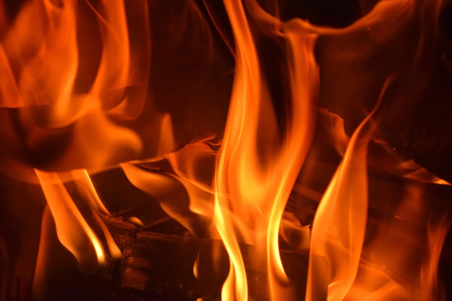 red fire illustration, open fire, flame, heat, fire, fireplace, burn, blaze, warm, wood fire