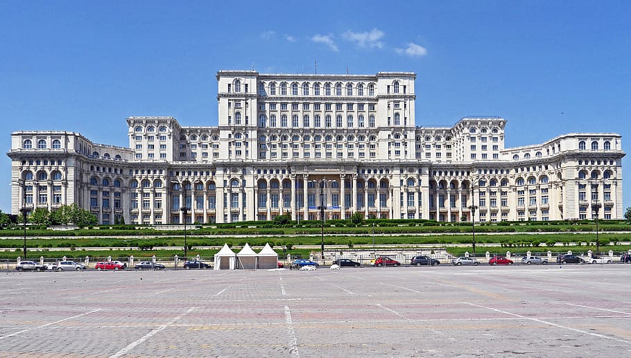Bucarest, el parlamento, el palacio, el parlamento el palacio, gigantesco, totalitario, enorme, capital, rumania, edificio