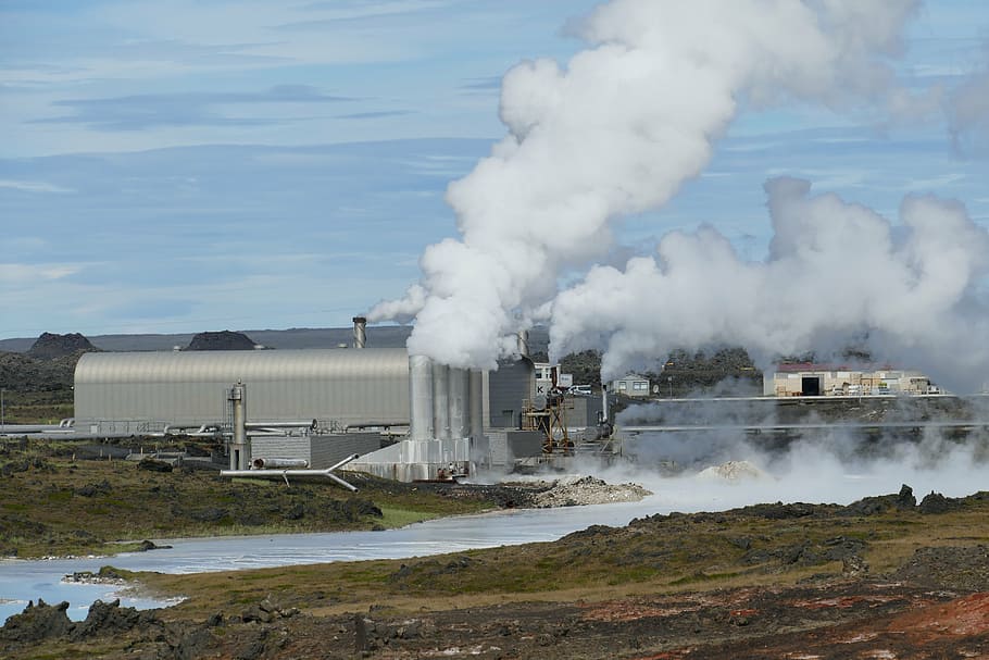 фото завода, исландия, электростанция, геотермальная энергия, геотермальная, геотермальная электростанция, выработка энергии, регенерация, источник энергии, возобновляемые источники