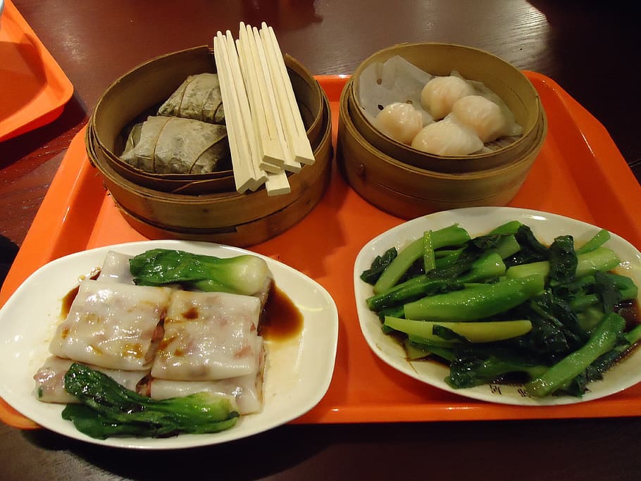 Cina, makanan, enak, Asia, makan malam, makan, restoran, piring, hidangan, masakan