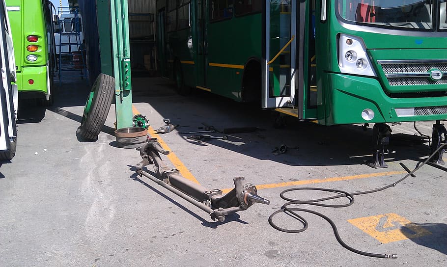 bus, mexico, repair, transportation, mode of transportation, day, industry, fuel and power generation, land vehicle, city
