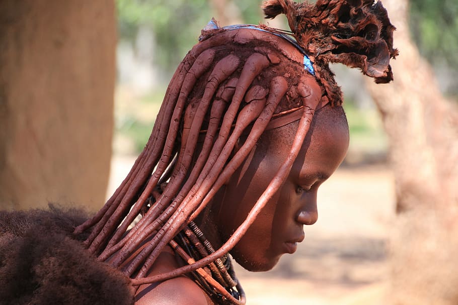 bokeh photography, man, face, namibia, himba, africa, indigenous, frai, negro, sub-saharan africa