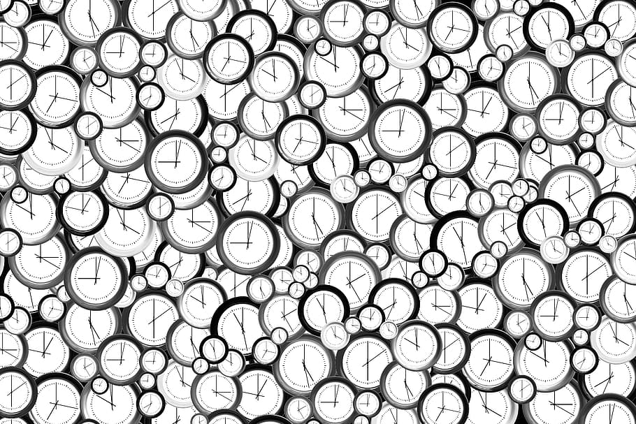 lote de reloj analógico, hora, reloj, minuto, segundo, indicación de tiempo, hora de, puntero, dial, esfera del reloj