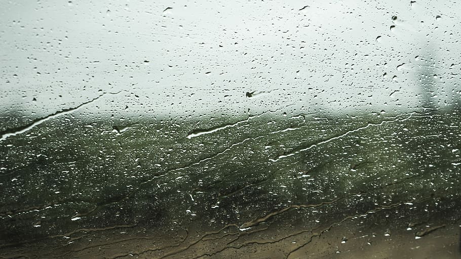 rain droplets, car windshield, rain, droplets, car, windshield, brown, drops, glasses, gray
