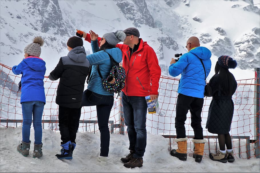 Zermatt, los Alpes, conversación, nieve, invierno, hombre, hielo, personas, estilo de vida, amistad