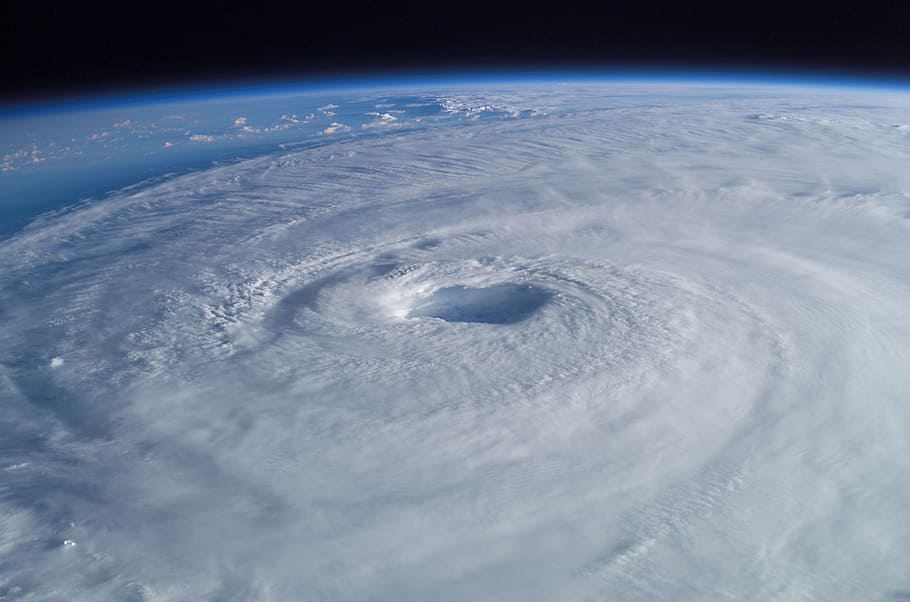 aerial, photography, clouds, tropical cyclone, hurricane, isabel, aerial view, storm, cyclone, atmosphere