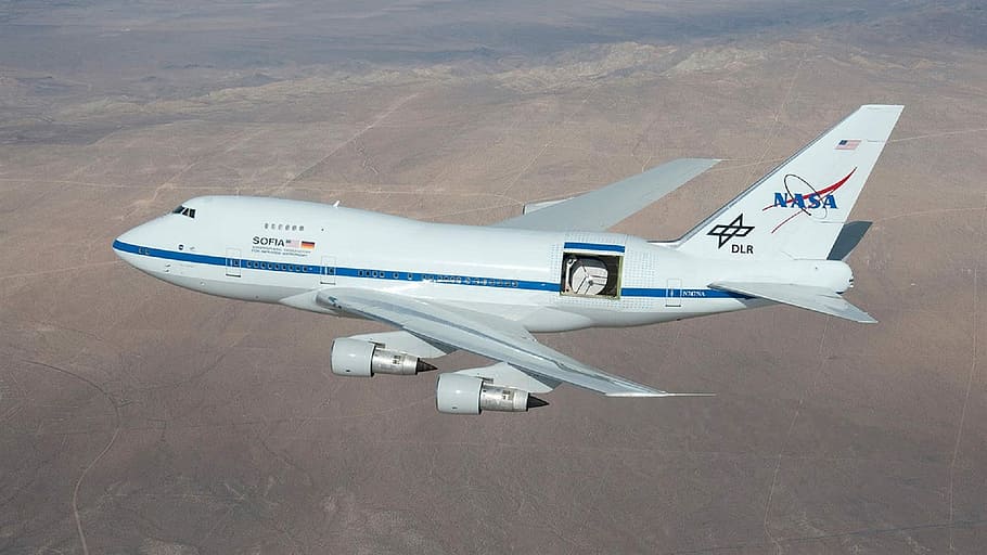 Jetliner, Flying, Boeing 747Sp, Modified, telescope, nasa, national, aeronautics and space, administration, stratospheric observatory