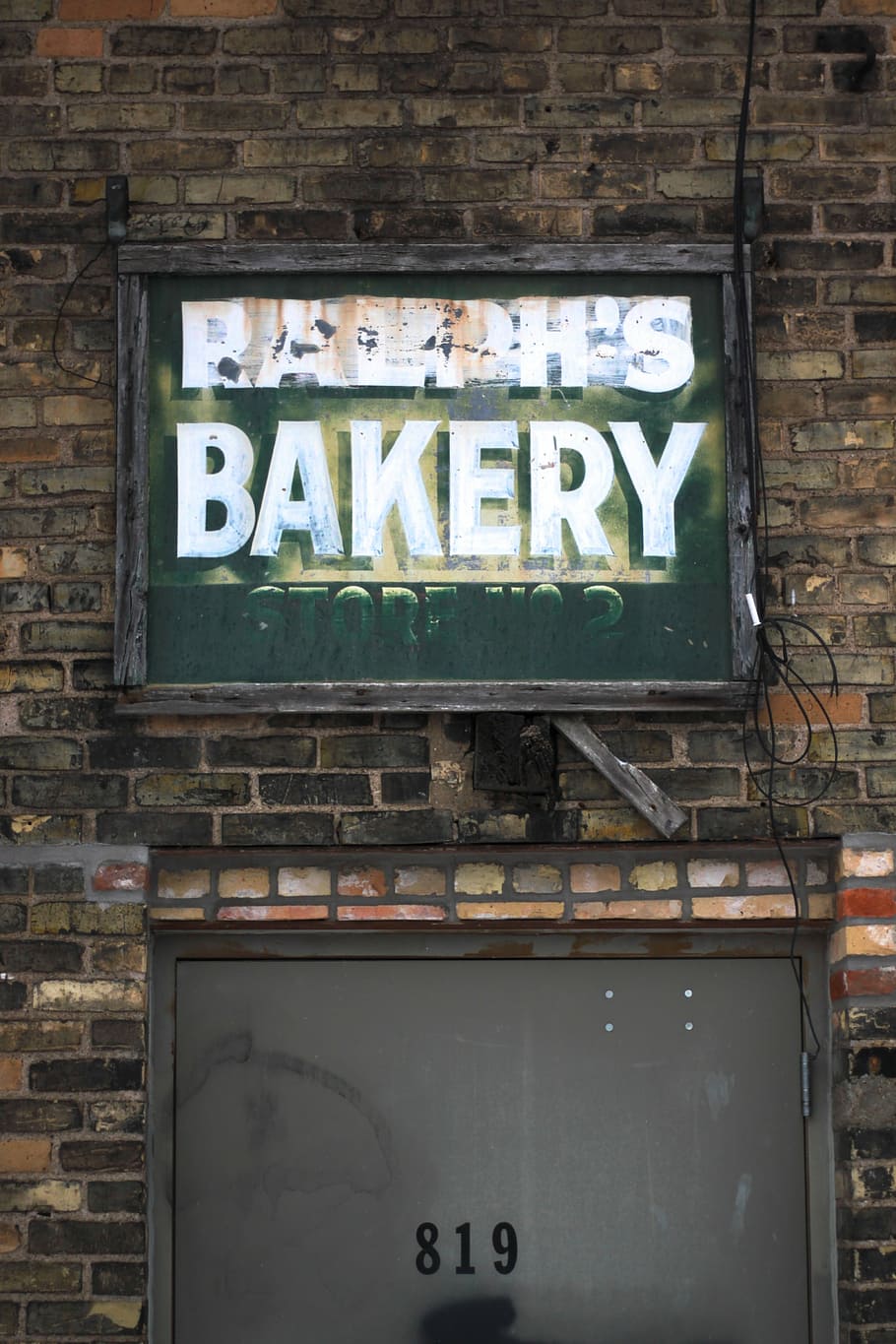 urban, sign, bakery, business, city, building, downtown, cityscape, vintage, architecture