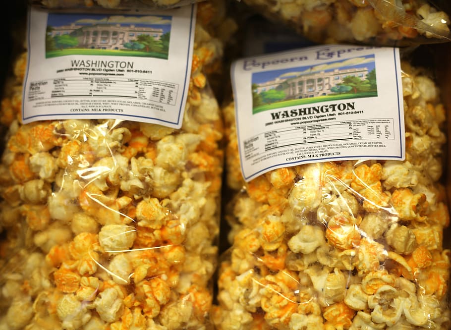 Popcorn, Candy, Food, Sweet, Dessert, delicious, snack, label, text, retail