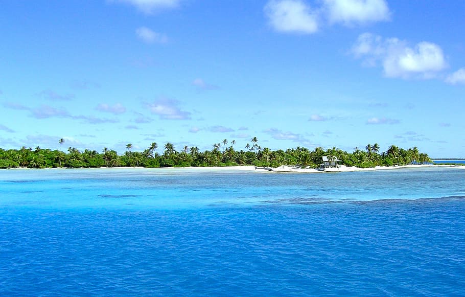 island during daytime, deserted island, heavenly landscape, deserted beach, paradise, seascape, tropical island, sea, tourism, white sand