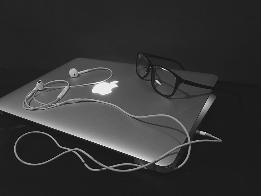 Macbook Air, tecnología, moderno, ratón, negocios, diseño, metálico, plástico, automóvil, logotipo
