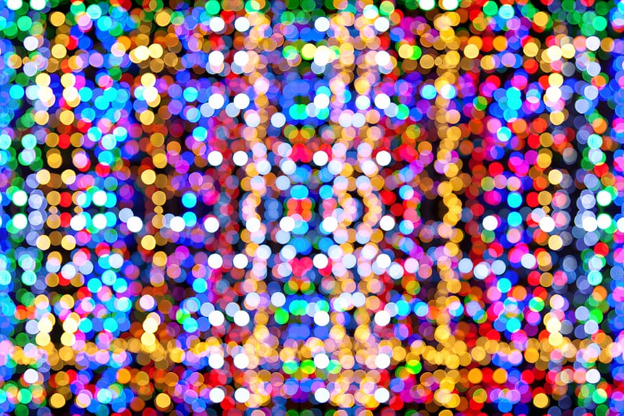 assorted-color illustratio n, bokeh, abstract, background, blur, blurred, bright, christmas, circles, colorful