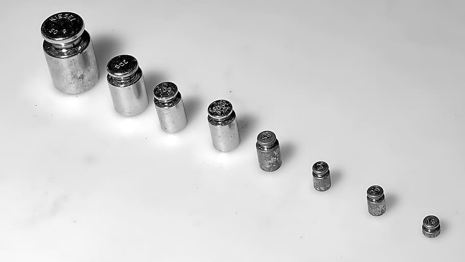 La familia, three, condiment, shakers, indoors, high angle view, salt shaker, white background, salt - seasoning, large group of objects