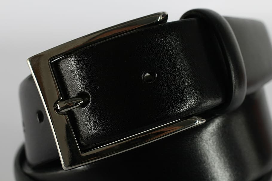 black, leather, gray, buckle, waistbelt, belt, clothing, fashion, girdle, black Color