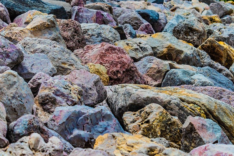 stones, rocks, colorful, pebbles, tranquil, zen, balance, natural, harmony, random