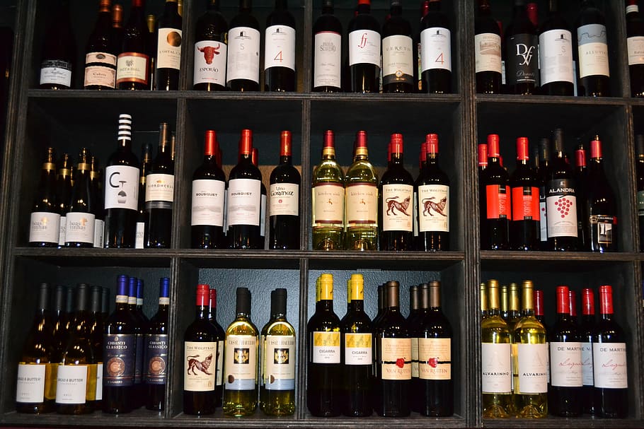 vinhos, vinho tinto, garrafa, vinhedo, bebida, produção de vinho, vinícola, uvas, álcool, recipiente