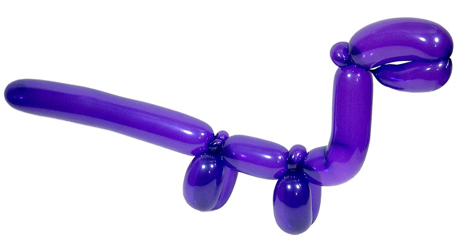 purple, dinosaur party balloon, Balloon, Sculpture, Dragon, Dinosaur, balloon, sculpture, fun, child, colorful