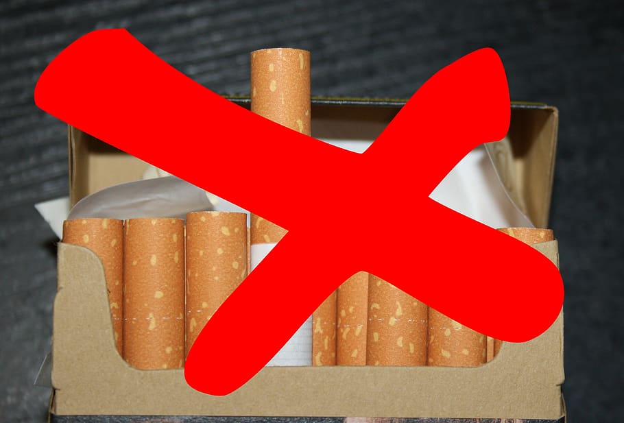 cigarettes, cigarette box, smoking, non smoking, prohibited, tobacco, addiction, highly addictive, offer, nicotine