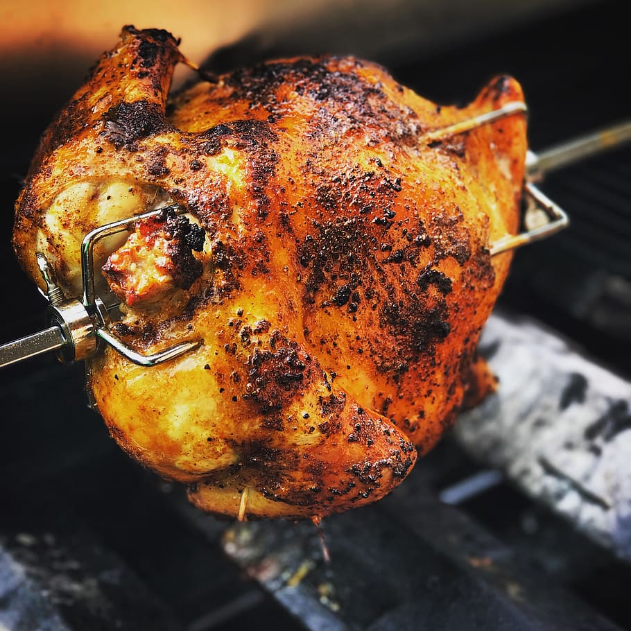 Chicken, Whole, Grill, Poultry, whole chicken, meat, delicious, food, bird, grilled