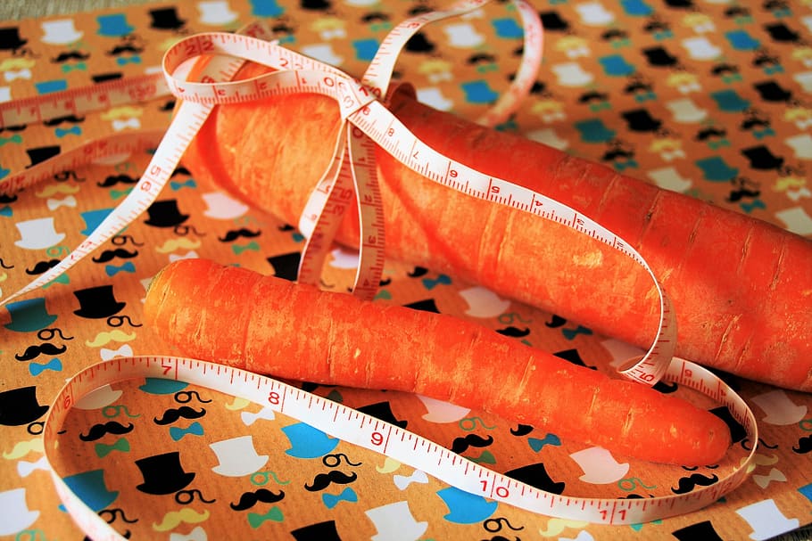 fat, eating, carrot, diet, closeup, bio, eco, nutrition, a healthy diet, slimming