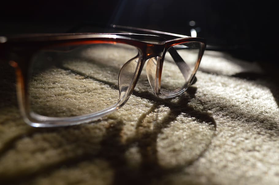 glass, shadow, dim-light, glasses, eyeglasses, close-up, indoors, selective focus, eyesight, glass - material