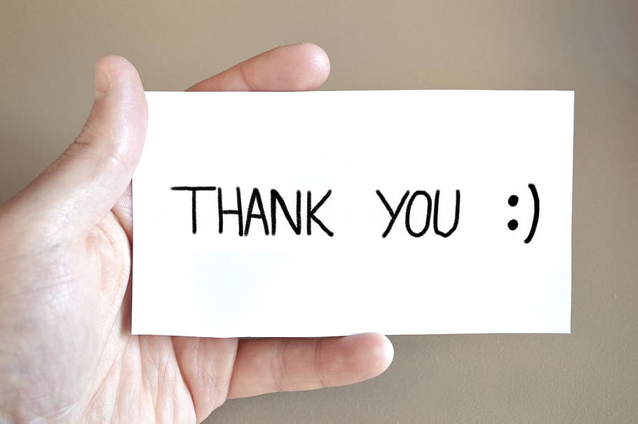 thank you, thank you card, hand, feedback, keep, map, write, pen, greeting  card, greeting | Pxfuel