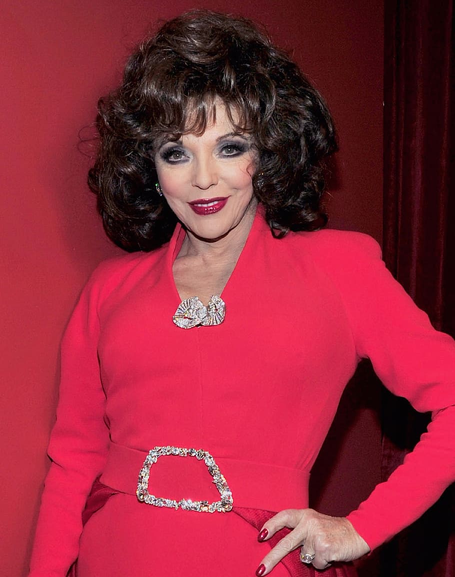 joan collins, actress, author, columnist, english, british films, hollywood, movies, motion pictures, vintage