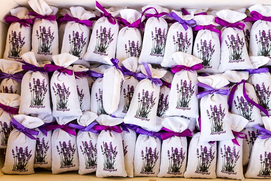 lavender, bag, lavender bag, smell, sachet, souvenir, pillow, lavender pillow, relaxation, violet
