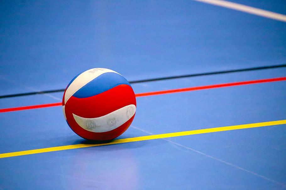 volleyball, ball, sport, volley, ball sports, team sport, lines, playing field, competition, training