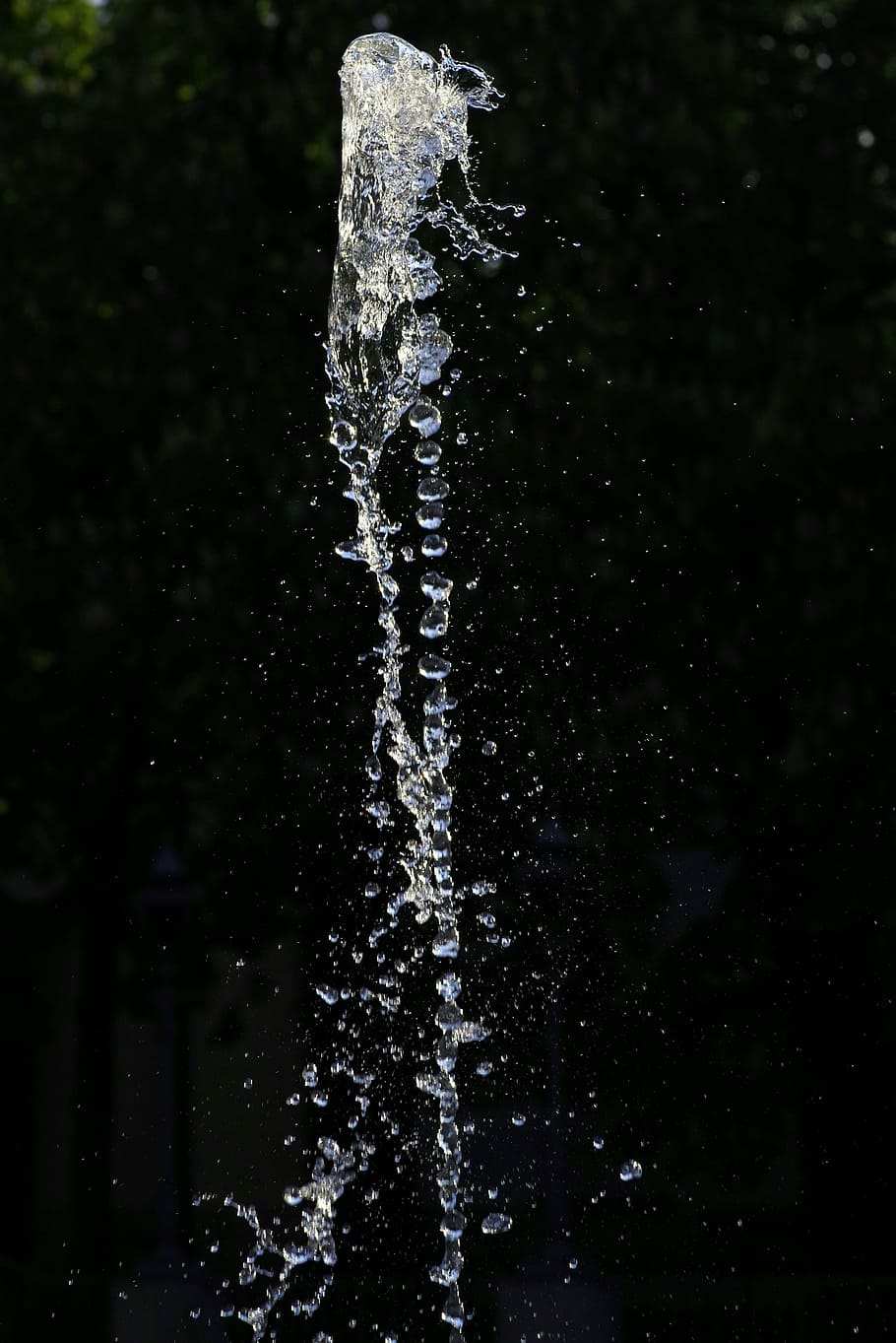 Waterworks, Fountain, Water, Crystal, clean, source, squirt, spraying, drops, heat