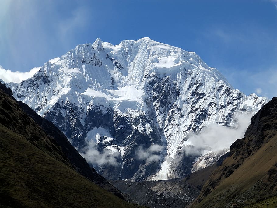 salkantay, the valley of the, kotlina, array, andy, mountain, peru, the glacier, rocks, the height of the