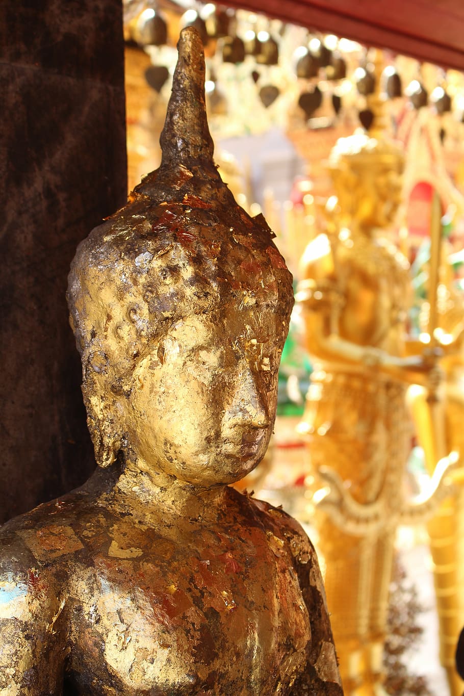 buddha, thailand, temple, asia, gold, buddhism, statue, buddha head, big buddha, golden buddha