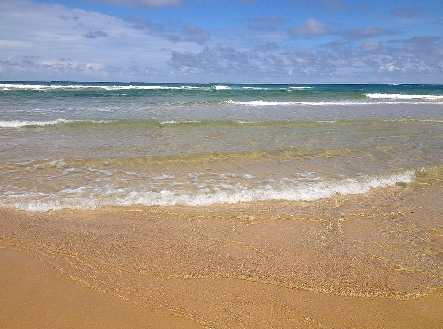 Biarritz, Atlantic Coast, atlântico, verão, mar, litoral, frança, água, céu azul, himmel