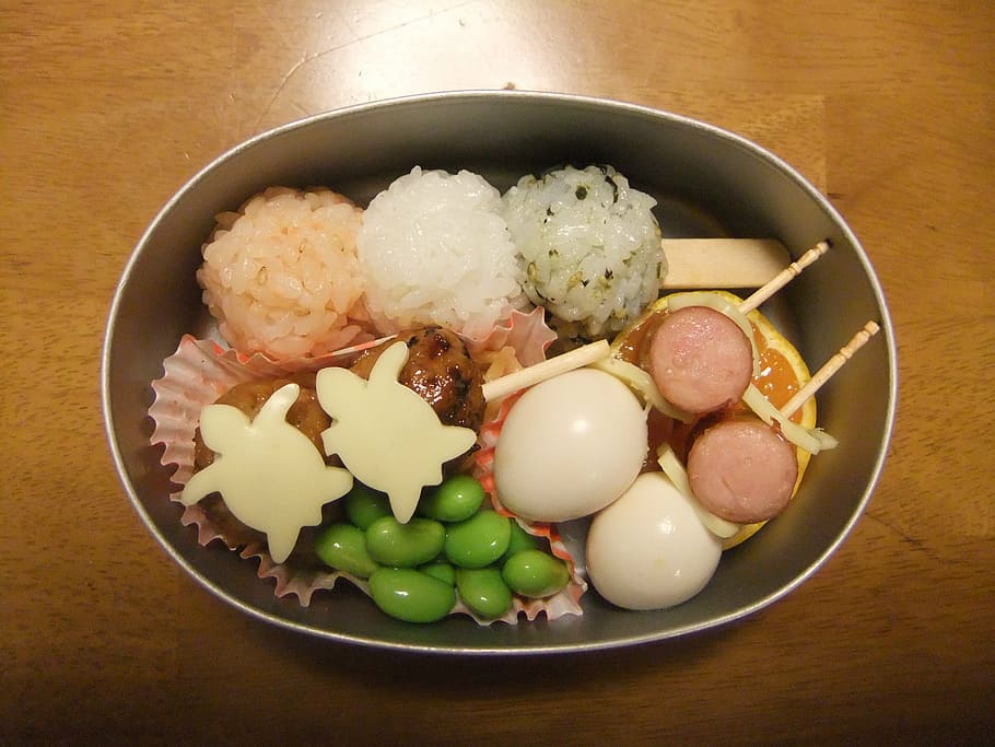 foods, silver container, a kyaraben, bento, kindergarten lunch box, food, food and drink, healthy eating, wellbeing, freshness