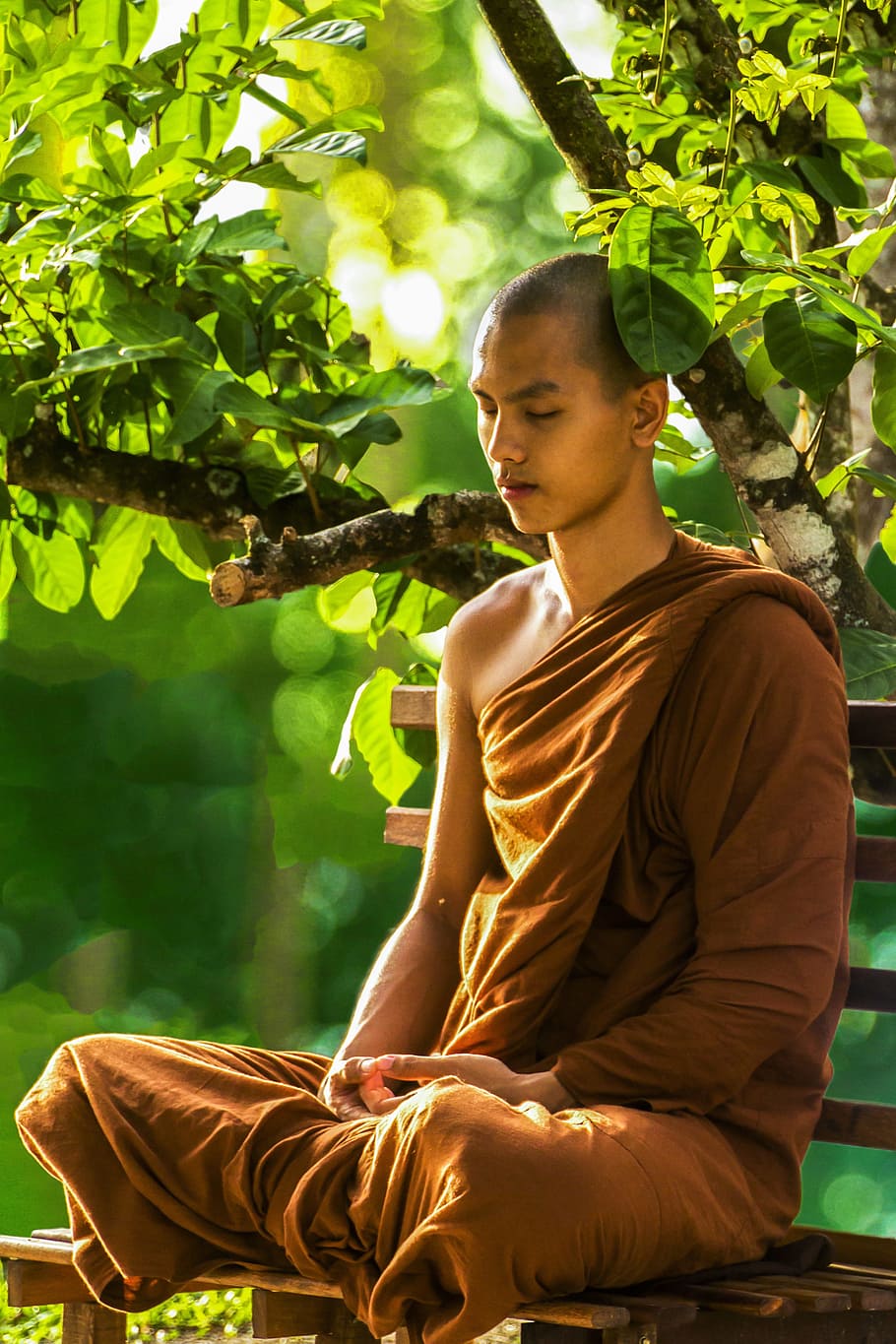 Men's 'muy meditado "Meditación Yoga Paz Buda Om Zen impresión TS1073B