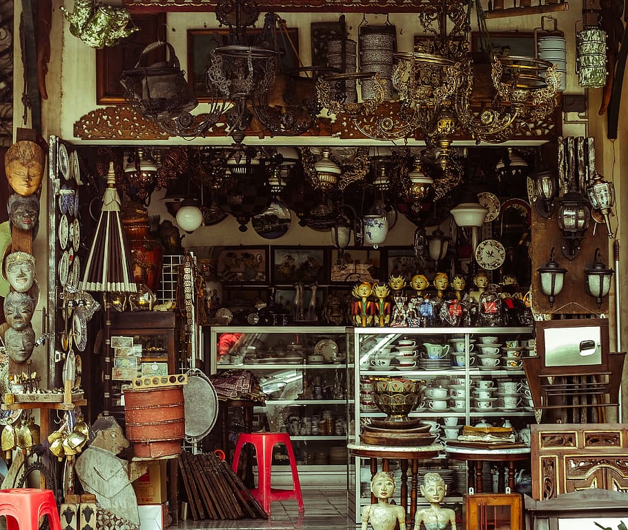 bazaar, corner shop, antiques, shop, souvenir, choice, large group of objects, variation, retail, abundance