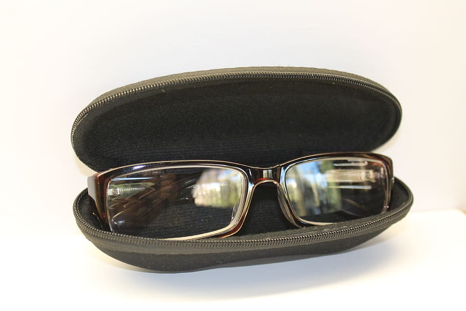medical, beauty, eyeglasses, spectacles, read, black, case, optical, frame, sight