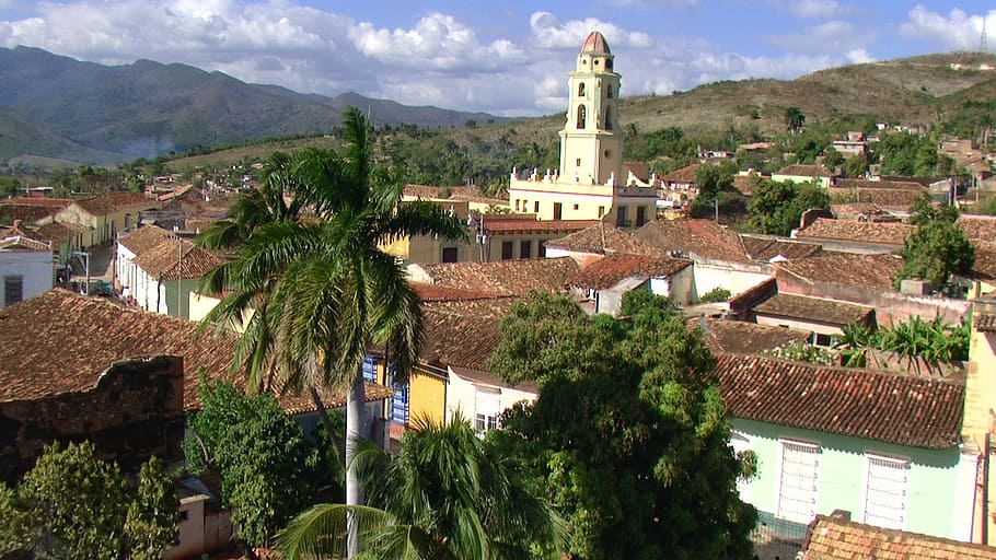 marrón, beige, hormigón, mezquita, cuba, trinidad, unesco, patrimonio, caribe, el patrimonio mundial de la unesco